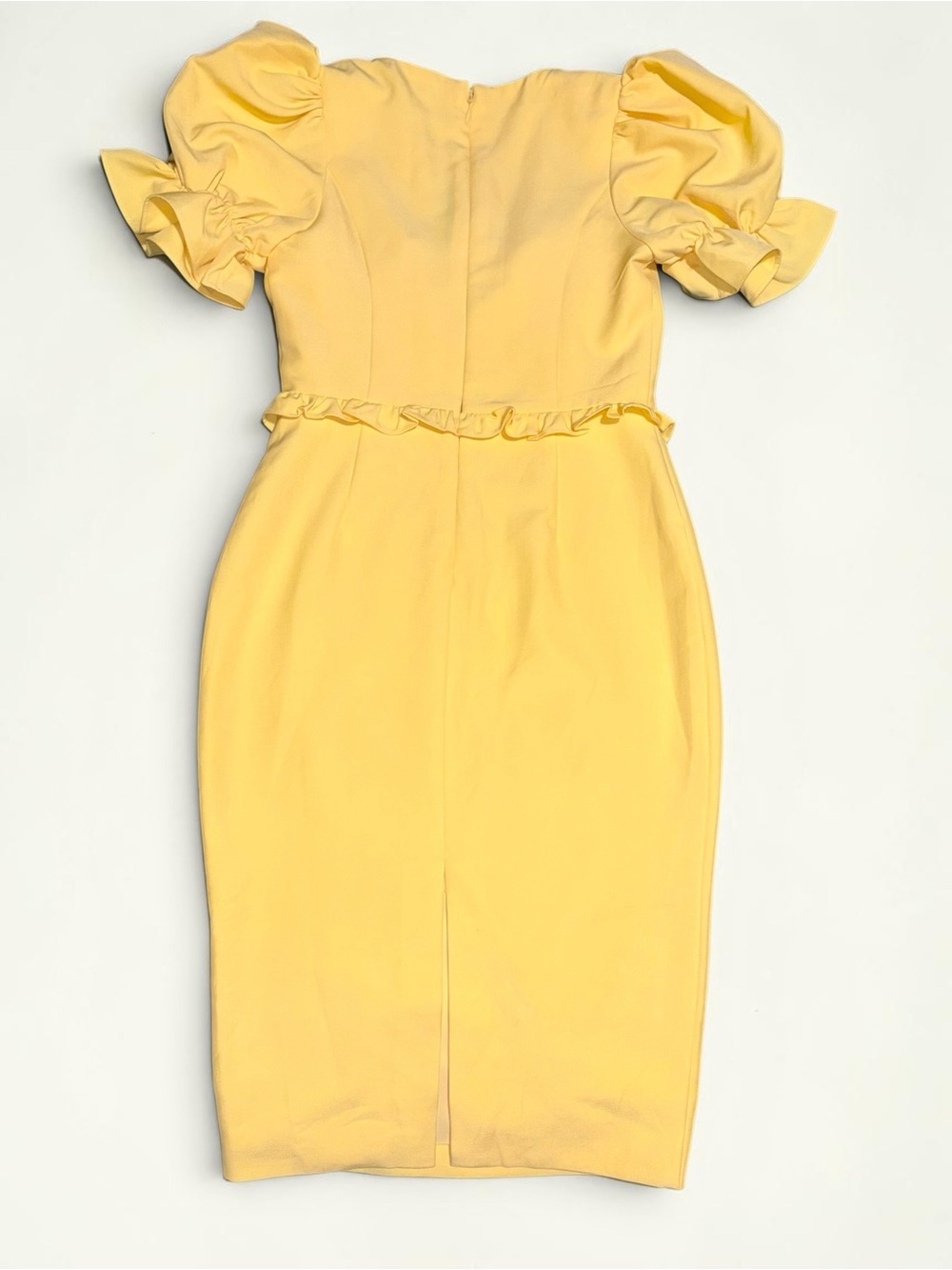 Lavish Alice Sexy Lemon Yellow Puff Sleeve Corset Dress Size 6 MSRP $378 - Picture 3 of 5